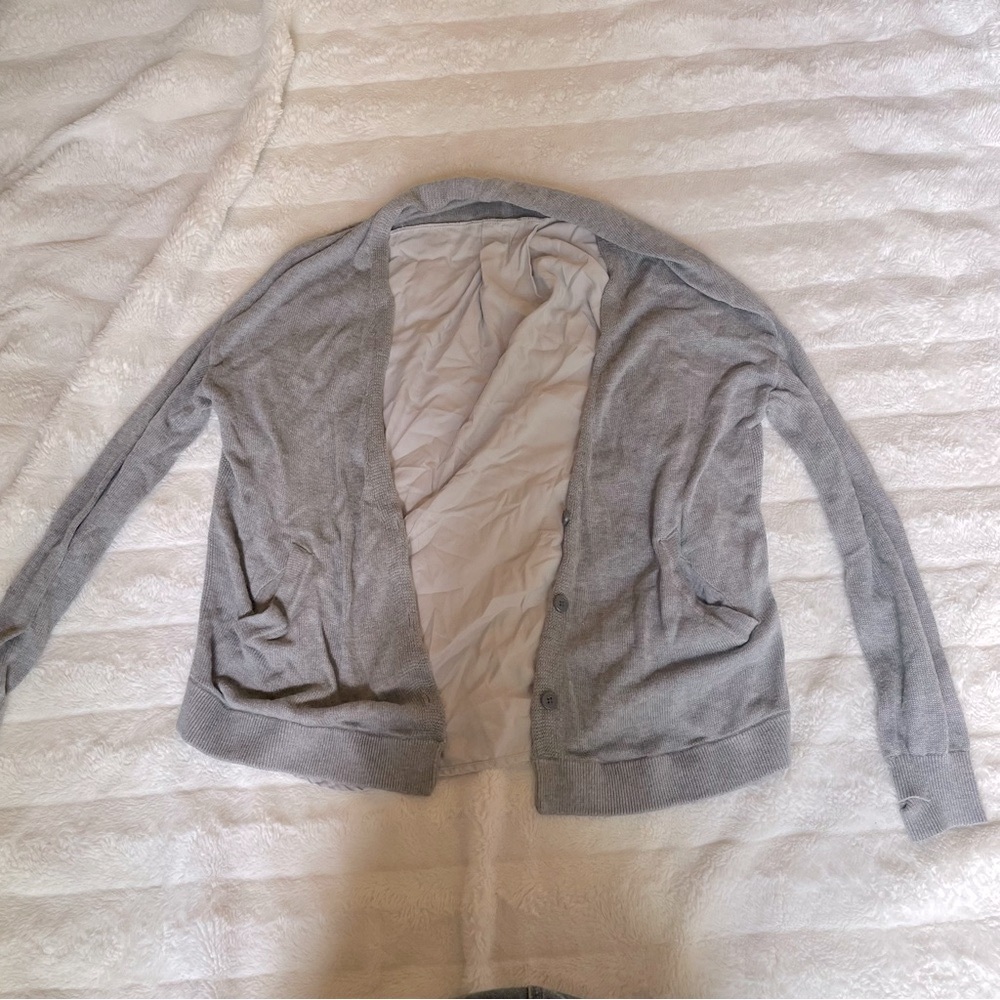 lululemon athletica Gray Cardigan
